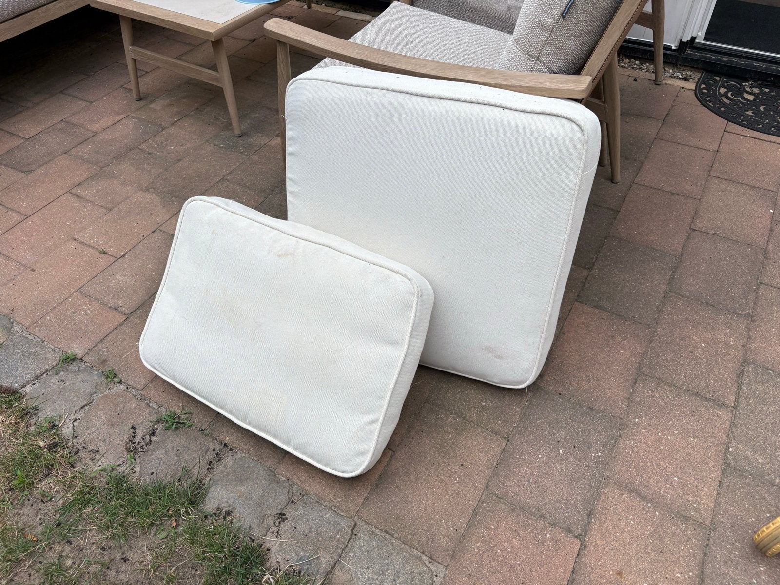 IKEA Applaro Kussenset: 9 rug- en 8 zitkussens, Ophalen, Gebruikt
