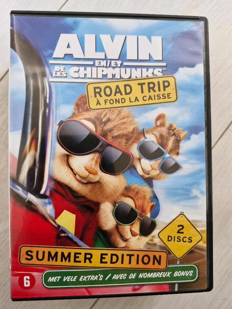 2 Dvd Alvin en de chipmunks, Alle leeftijden, Ophalen of Verzenden, Gebruikt, Film