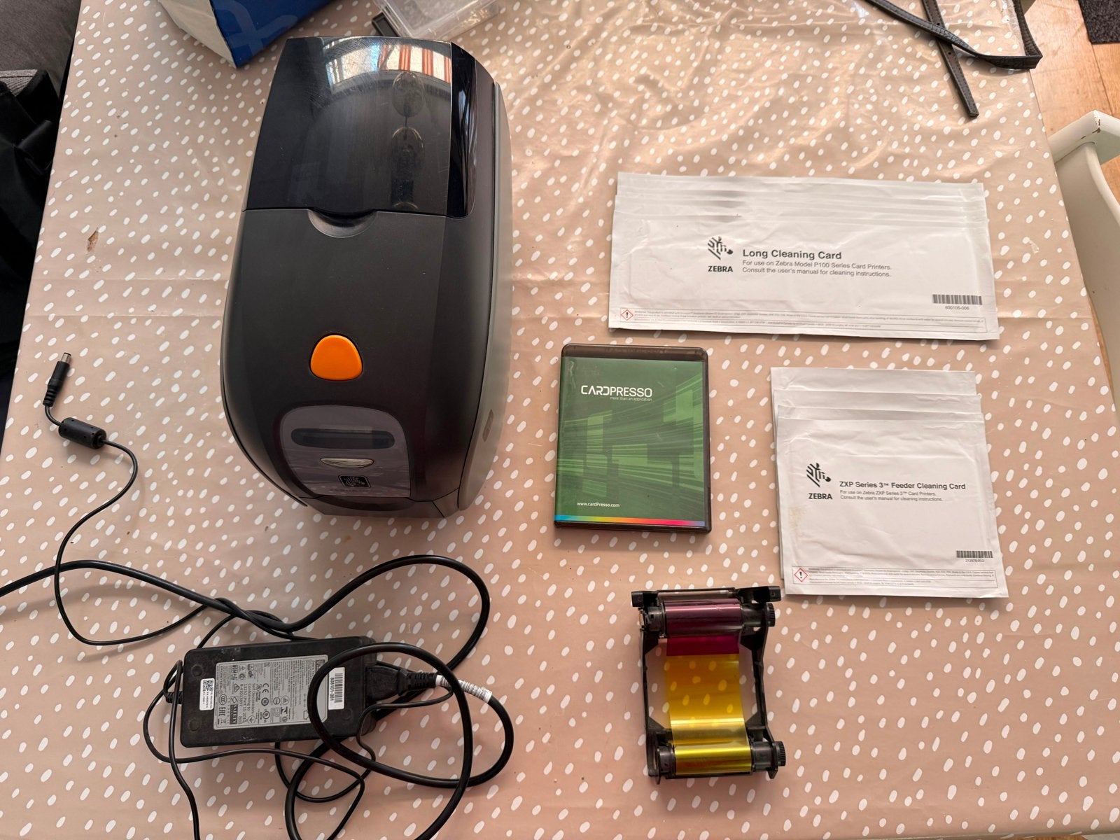 Zebra ZXP Series 1 Card Printer + CardPresso + Accessoires, Computers en Software, Printers, Printer, Kleur printen, Ophalen of Verzenden