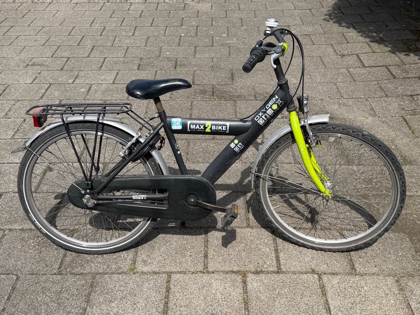 Kinderfiets Max2Bike Oxygen 24 inch, Ophalen, Gebruikt, Terugtraprem, 20 inch of meer