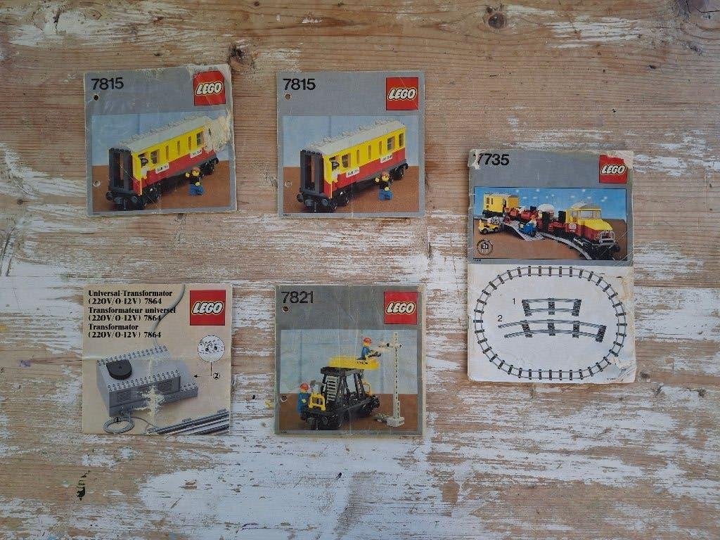 Diverse jaren 80 Lego treinen  sets, Kinderen en Baby's, Speelgoed | Duplo en Lego, Gebruikt, Overige thema's, Compleet, Lego