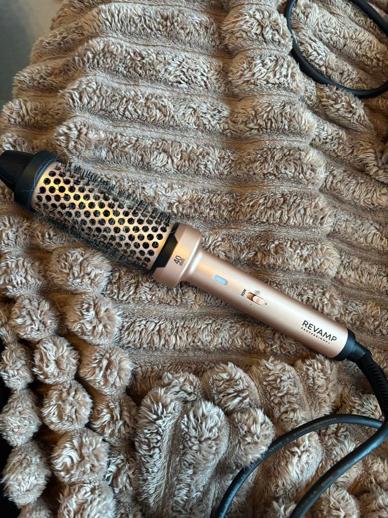 Revamp Progloss Warme Borstel - Snelle Blowout Look!, Ophalen of Verzenden, Zo goed als nieuw, Haarverzorging
