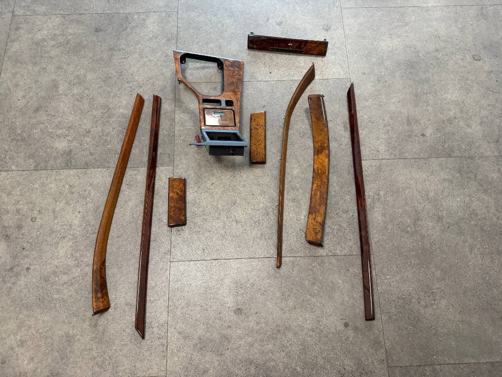BMW E39 5-Serie Houten interieurlijsten sierlijsten trimset, Ophalen of Verzenden, Gebruikt, BMW