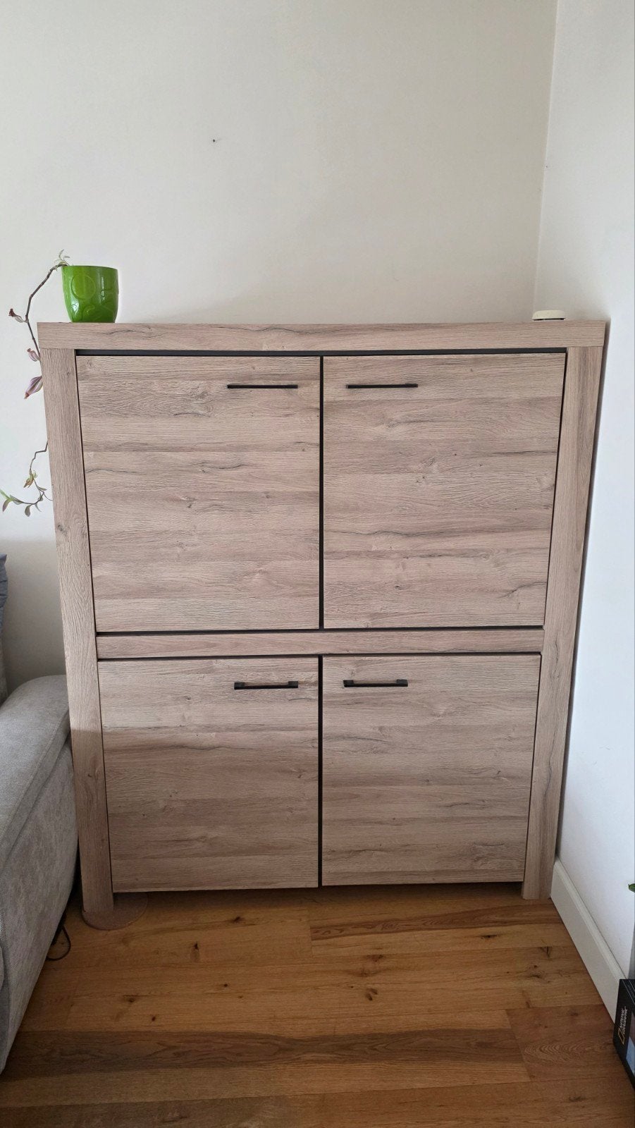 Barkast met 4 bergvakken - 161x135x50 cm, Ophalen, Gebruikt
