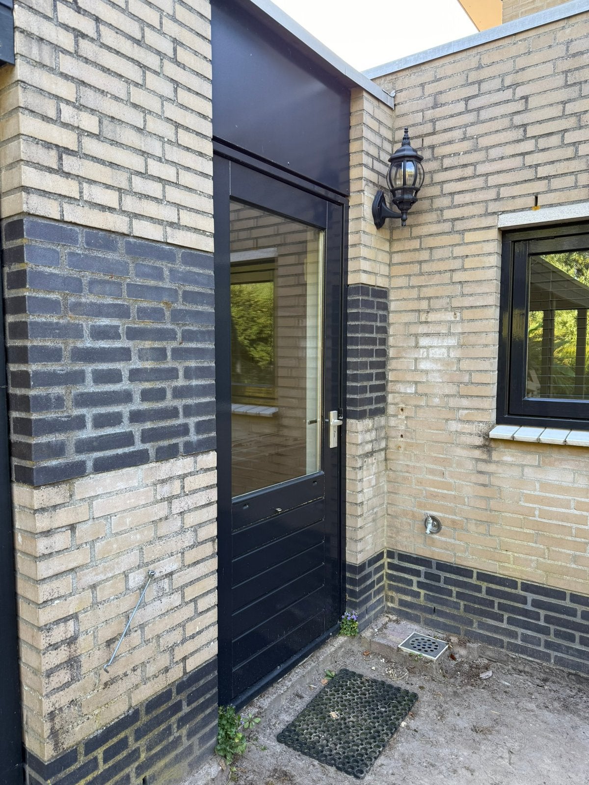 Buitendeur met hr++ glas en kozijn, Ophalen, Glas, Buitendeur, 200 tot 215 cm