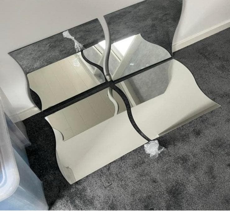 4 st. Ikea spiegels 40x40cm, Ophalen, Minder dan 50 cm, Vierkant, Zo goed als nieuw