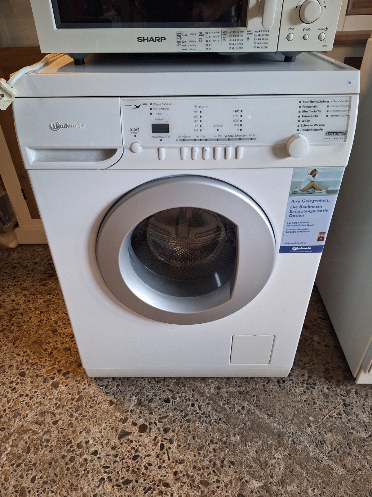 Wasmachine bauknegt 6 kilo 1400 toeren nette staat, Witgoed en Apparatuur, Wasmachines, Gebruikt, Voorlader, 6 tot 8 kg, 85 tot 90 cm