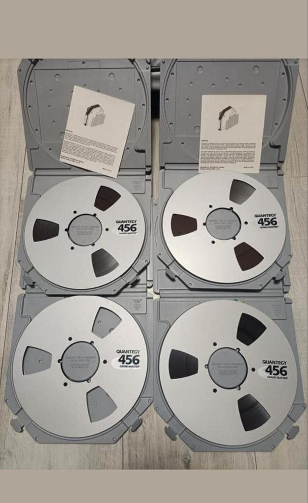 4x quantecy bandrecorder banden in hardcase, Ophalen of Verzenden, Onderdeel