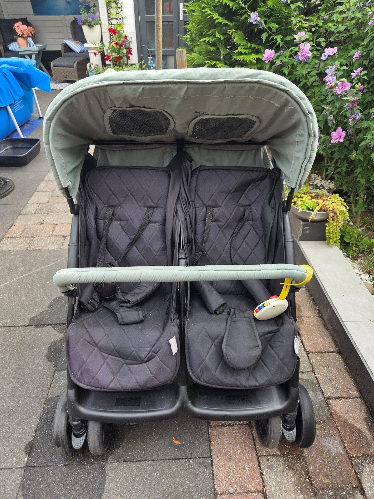 tweeling wagen, Kinderen en Baby's, Ophalen, Gebruikt, Kinderwagen of Buggy