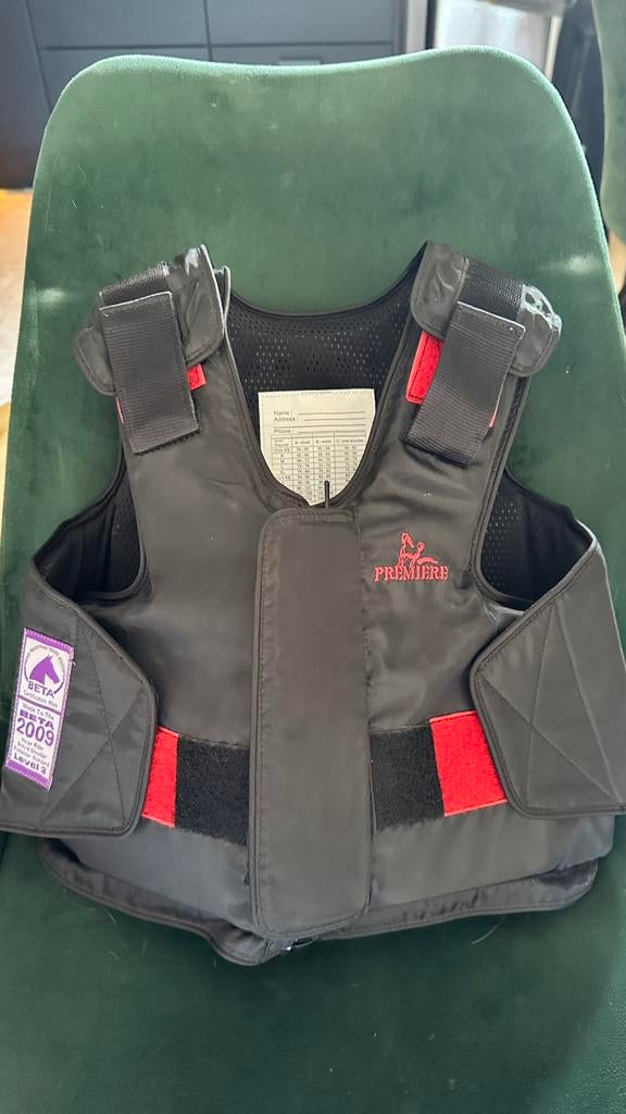 Premiere bodyprotector paardrijden kind maat S, Verzenden, Nieuw