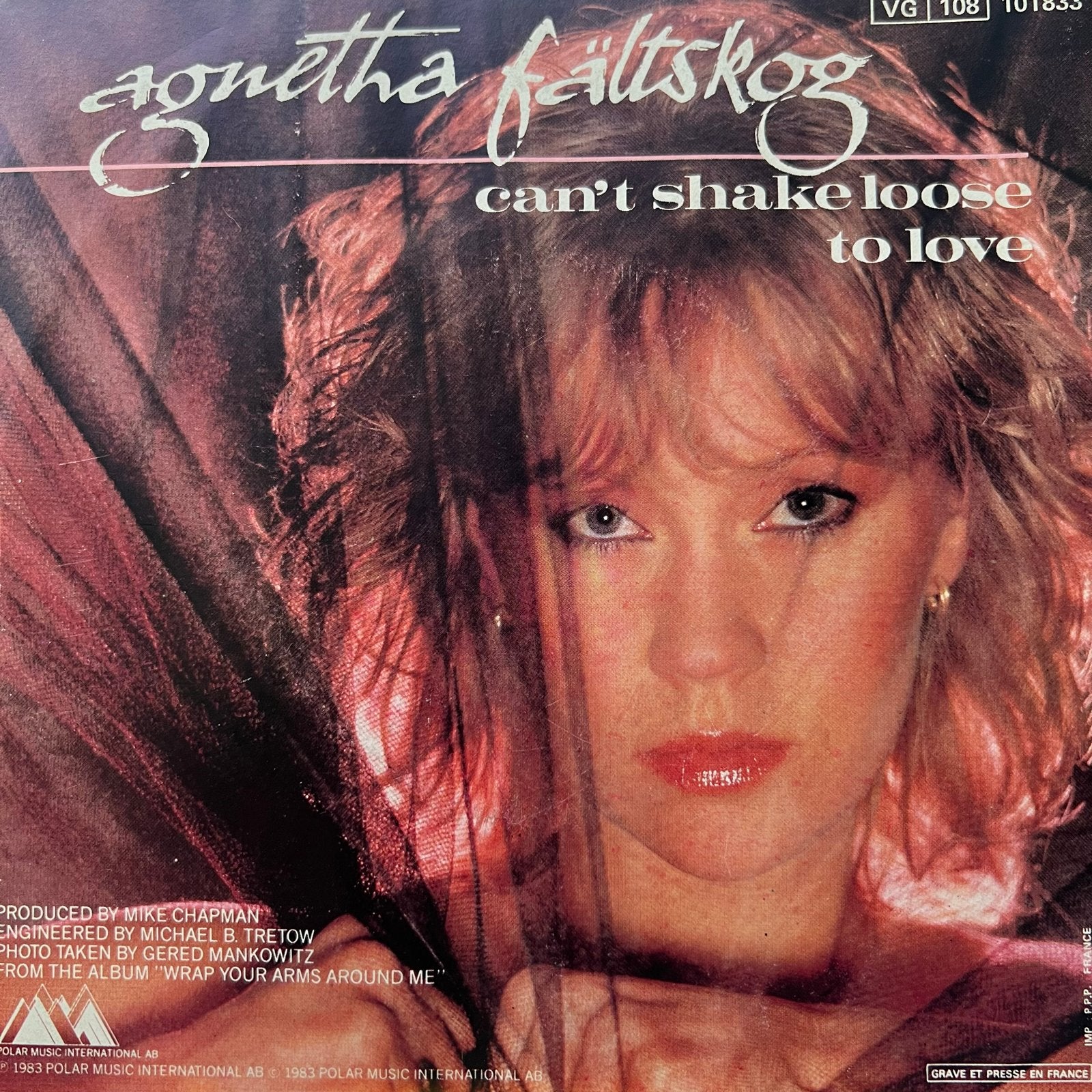 Agnetha Fältskog - Can't Shake Loose / To Love (franse pers), Ophalen of Verzenden, Gebruikt, Pop