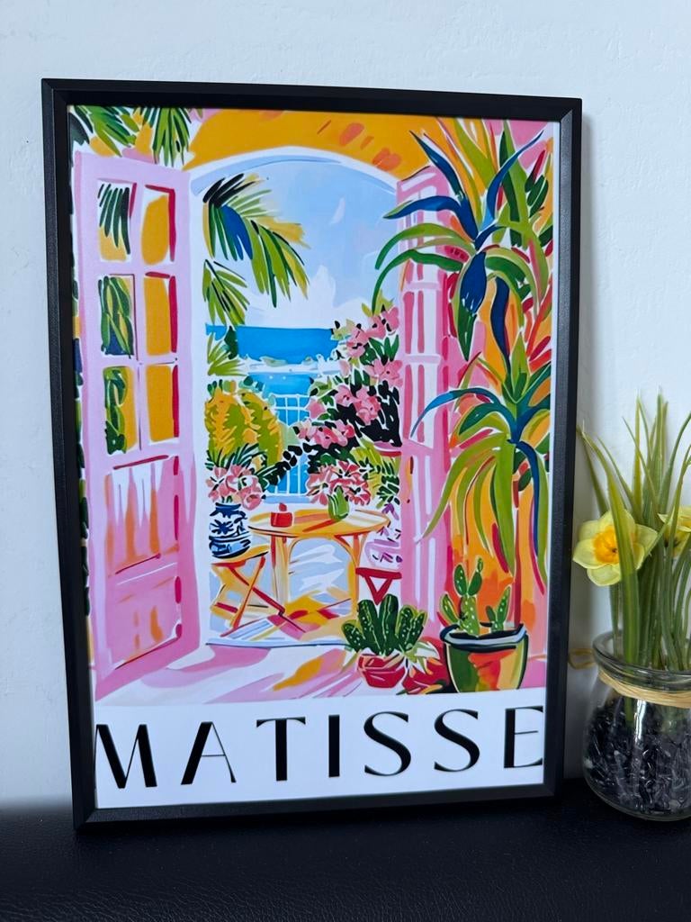 Matisse Poster Ingelijst - 21x30cm - Tropisch Uitzicht, Ophalen of Verzenden