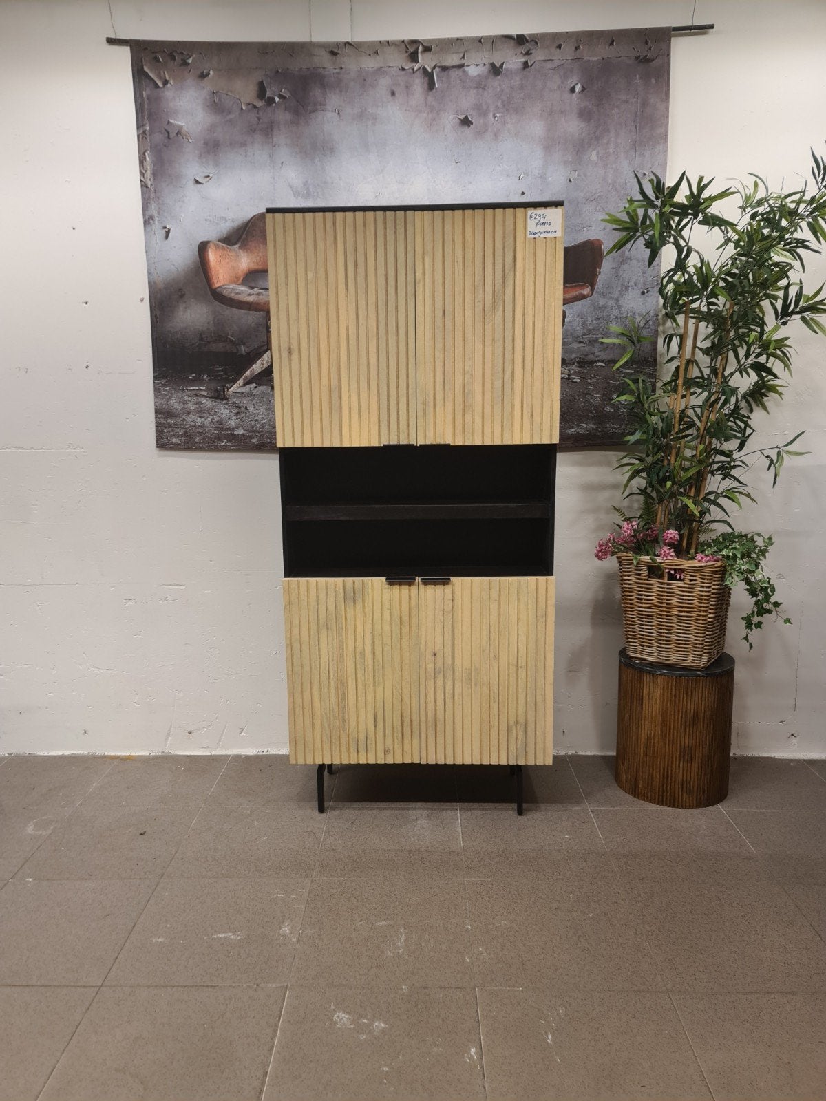 Nieuwe icathcers piano collectie kast mango Japandi €295, Ophalen, Hout, Meerkleurig, .
