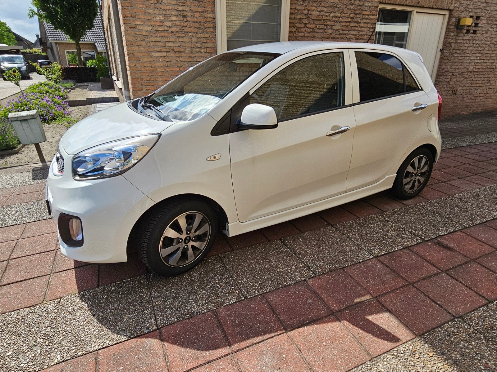 Kia Picanto 1.0 Cvvt 5-DRS 2015 Wit, Auto's, Voorwielaandrijving, 400 kg, Wit, Origineel Nederlands