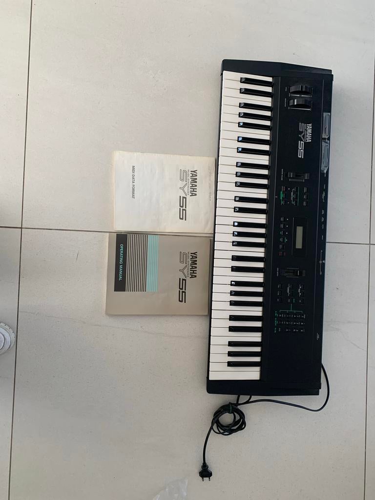 Yamaha SY55 Synthesizer Workstation met Handleidingen, Muziek en Instrumenten, Keyboards, Gebruikt, 61 toetsen, Yamaha, Midi-aansluiting