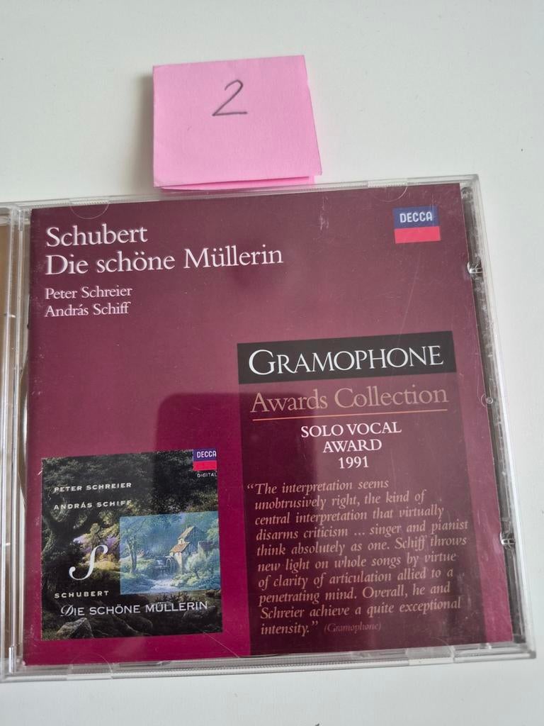 Schubert: Die schöne Müllerin Peter Schreier, András Schiff, Ophalen of Verzenden