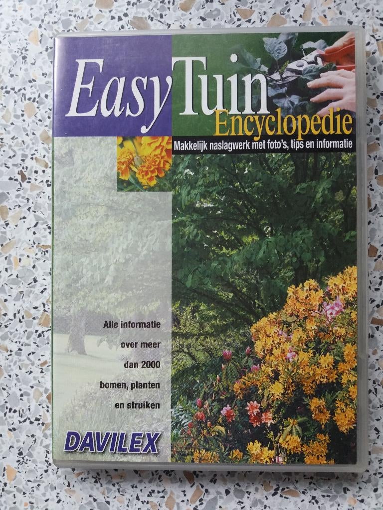 Een CD-Rom van "Easy Tuin" Encyclopedie., Computers en Software, Educatie- en Cursussoftware, Zo goed als nieuw, Overige typen