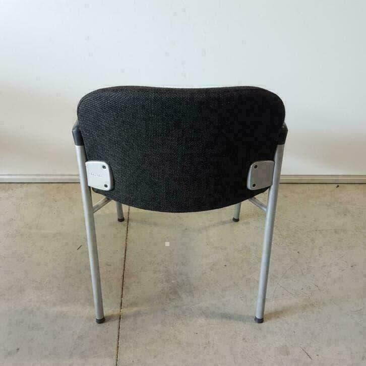 Ahrend 320 vergaderstoel nieuwe stof grijze poten, Ophalen, Gebruikt, Vijf, Zes of meer stoelen, Stof