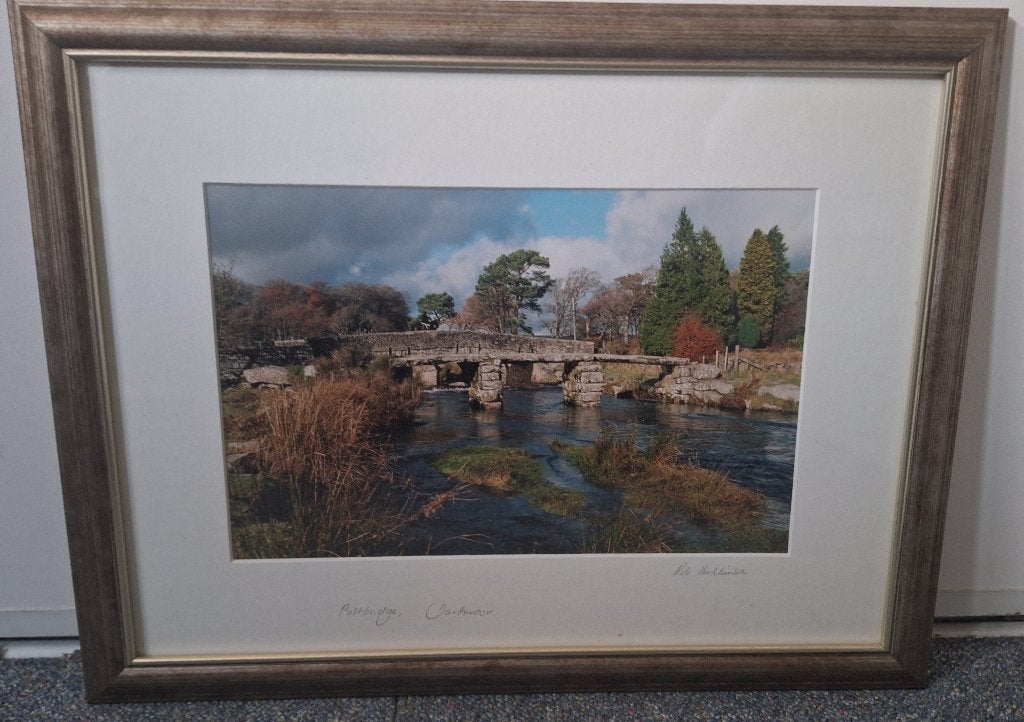 Ingelijste foto van Postbridge op Dartmoor, Ophalen of Verzenden, Foto, Fotografie, Achter glas
