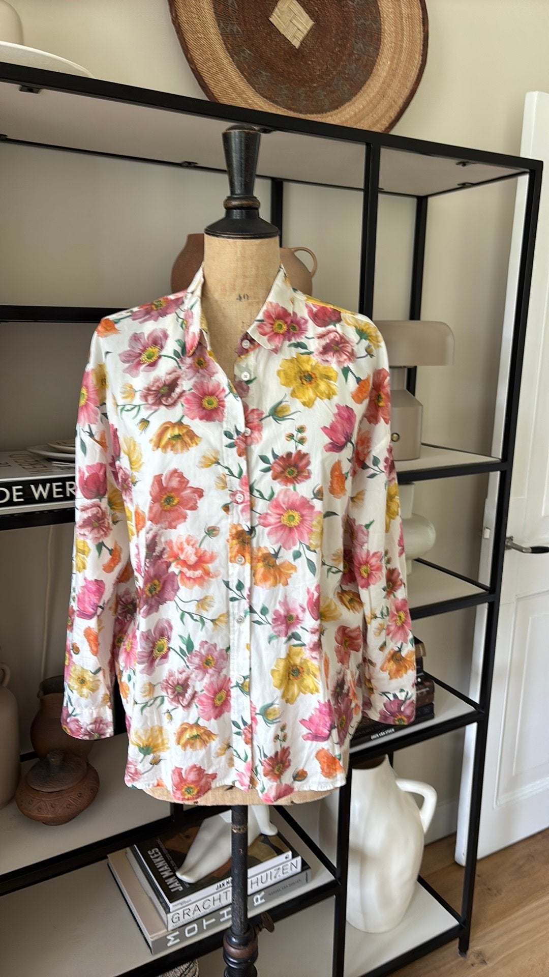 SEY Studio blouse bloemen print nieuw maat 42, Kleding | Dames, Verzenden, Nieuw, Maat 42/44 (L), Overige kleuren