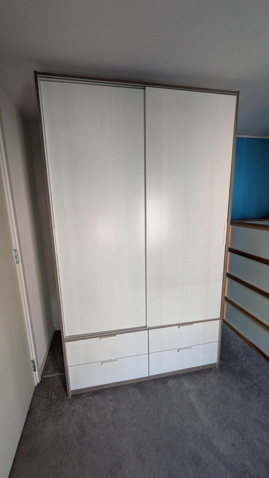 IKEA Trysil kledingkast te koop, Huis en Inrichting, Kasten | Kledingkasten, Ophalen, Gebruikt, 100 tot 150 cm, 200 cm of meer