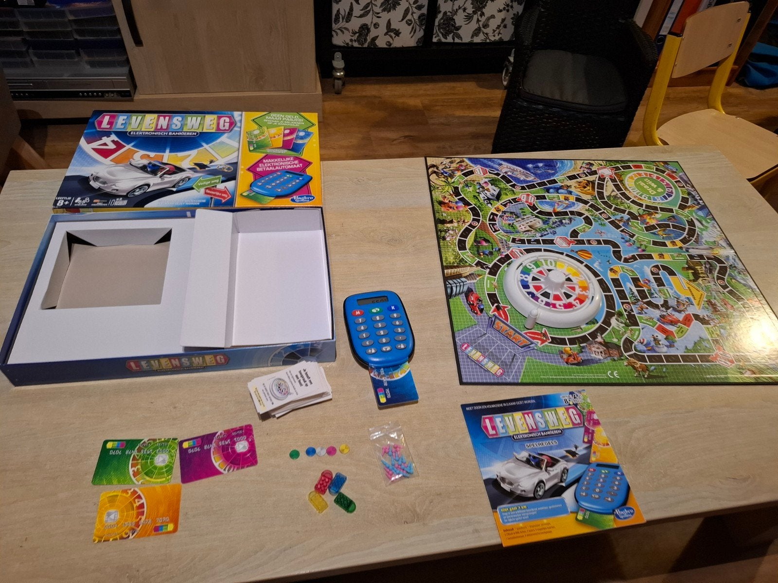 Levensweg Elektronisch Bankieren - Hasbro Gezelschapsspel, Ophalen of Verzenden, Hasbro, Nvt, Nvt