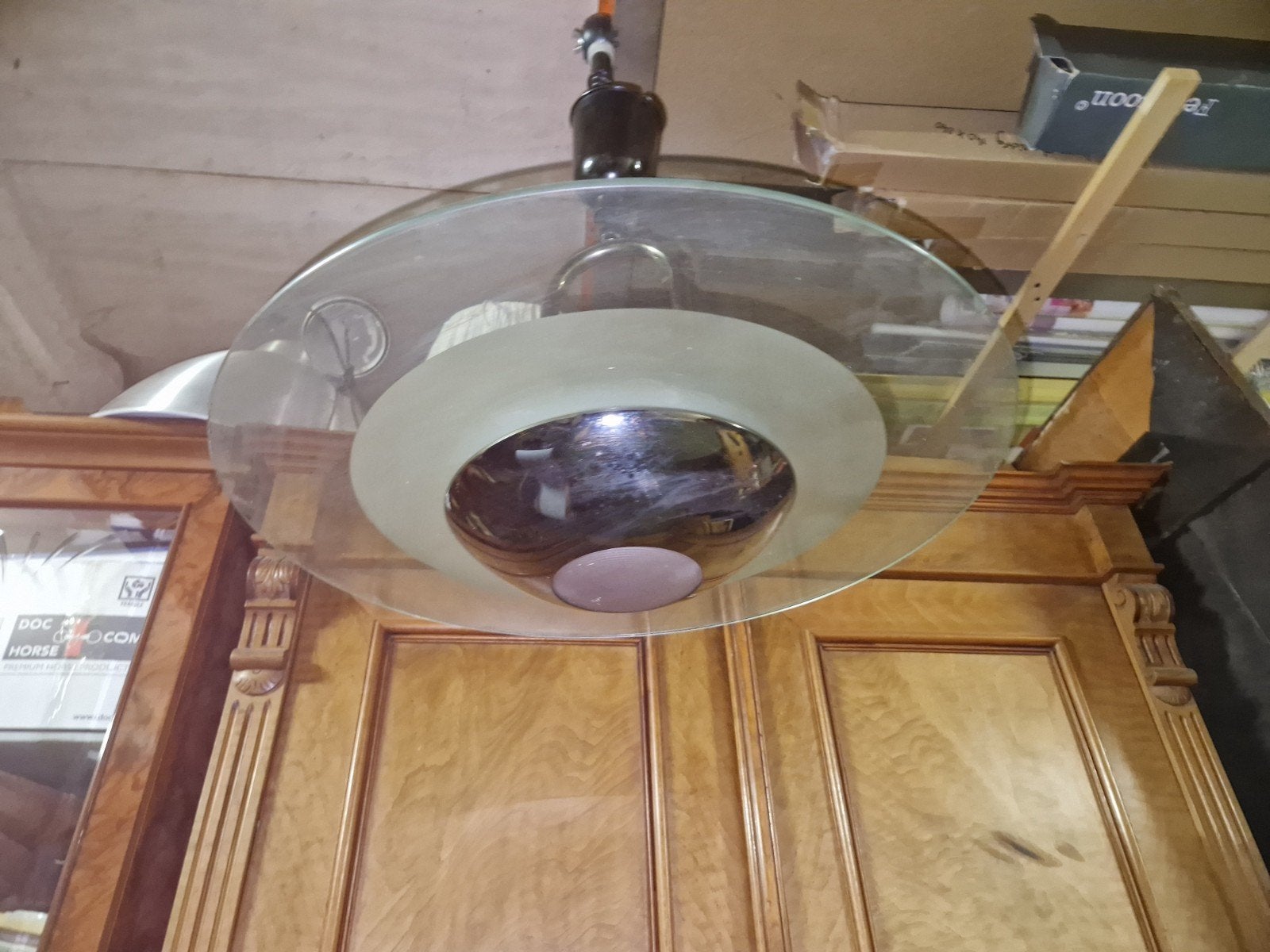 vintage mid century space lamp, Antiek en Kunst, Ophalen