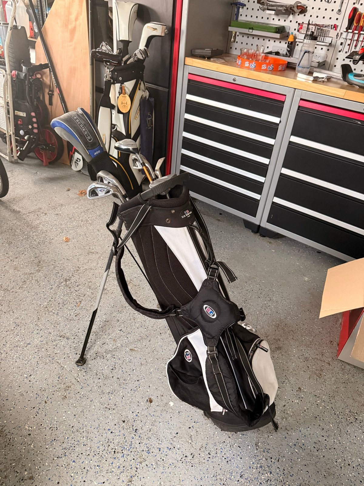 US Kids Golfset (Driver, Hybride, IJzers, Putter)