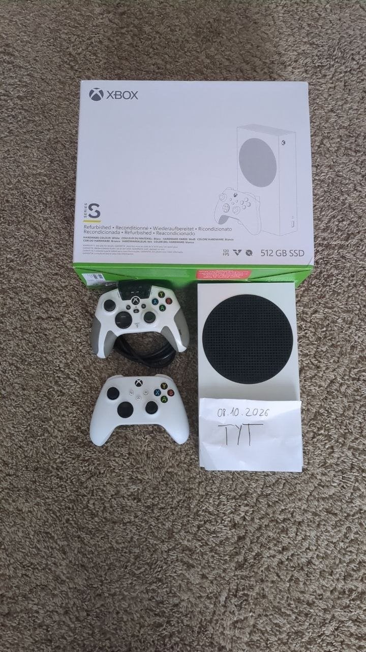 Xbox Series S 512GB + 2 Controllers + OVP, Ophalen of Verzenden, Gebruikt, Xbox Series S