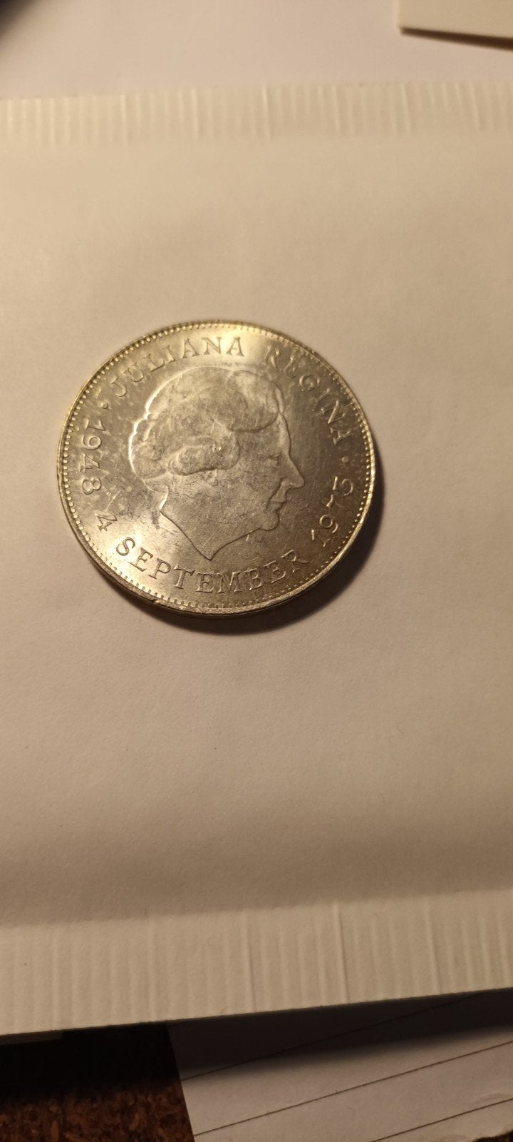 Zilveren 10 Gulden Munt Koningin Juliana 1973, Postzegels en Munten, Ophalen of Verzenden