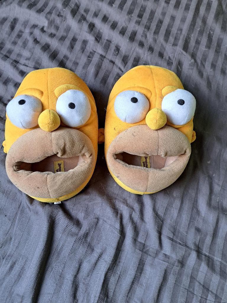 Homer Dames sloffen maat 41/42, Ophalen, Geel, Zo goed als nieuw, The simpsons