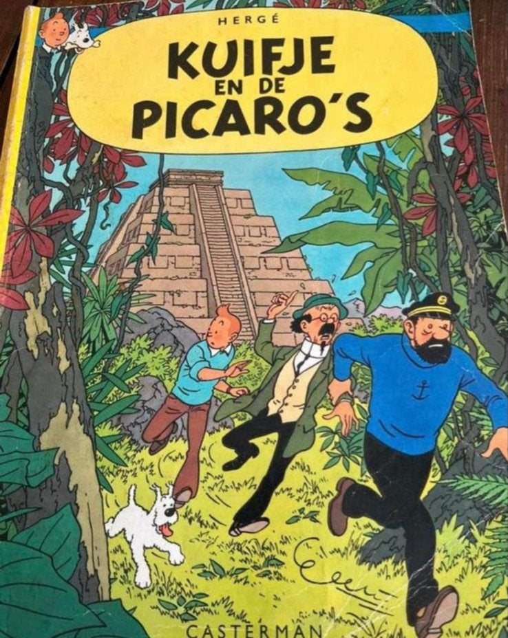 Kuifje en de Picaro's - Hergé - Casterman, Eén stripboek, Ophalen of Verzenden, Gelezen