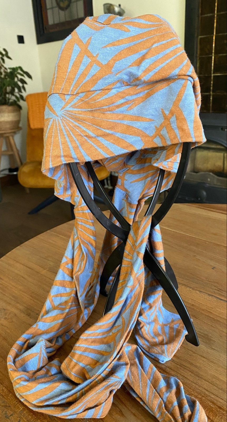 Chemo hooddoek met sjaal, Kleding | Dames, Mutsen, Sjaals en Handschoenen, Ophalen of Verzenden, Zo goed als nieuw, Maat 46/48 (XL) of groter