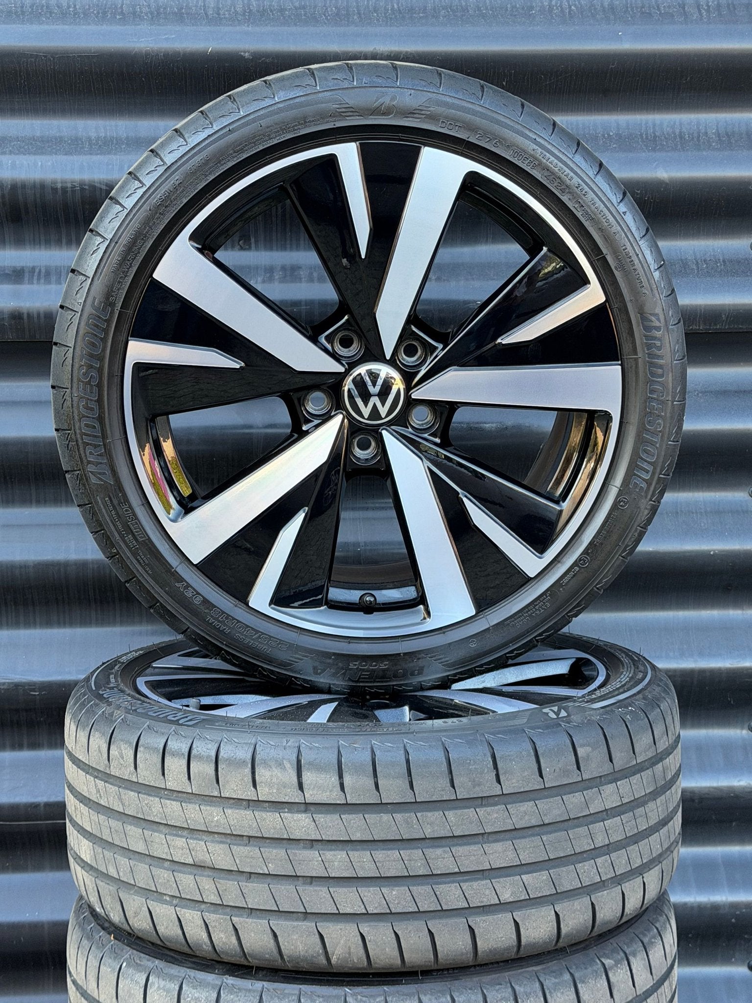 18” Orig VW Caddy Golf 7 8 GTI GTD velgen Banden, Gebruikt, -, -, Banden en Velgen