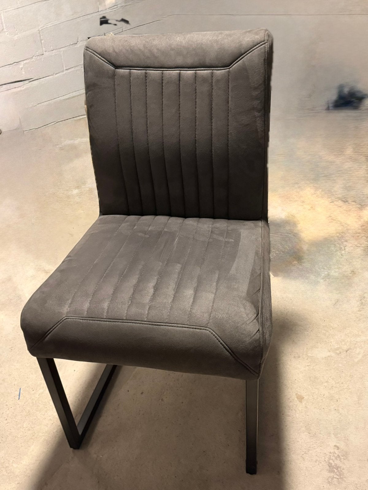 6 eetkamer stoelen Pronto taupe, Ophalen, Gebruikt, Overige kleuren, Stof