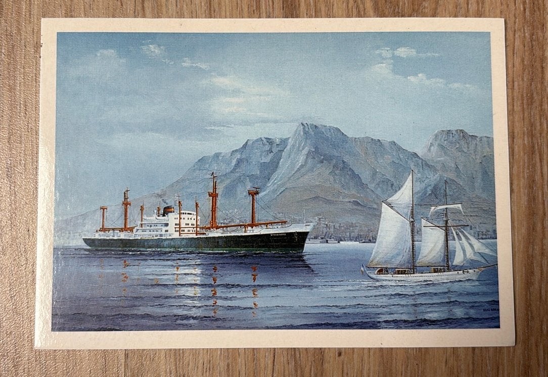 Ansichtkaart M.S. Streefkerk, Ophalen of Verzenden, Zo goed als nieuw, Kaart, Foto of Prent