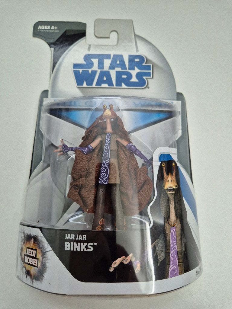 Star Wars CW 2008 CW24 Jar Jar Binks with Jedi Robe, Verzamelen, Ophalen of Verzenden, Nieuw, Actiefiguurtje