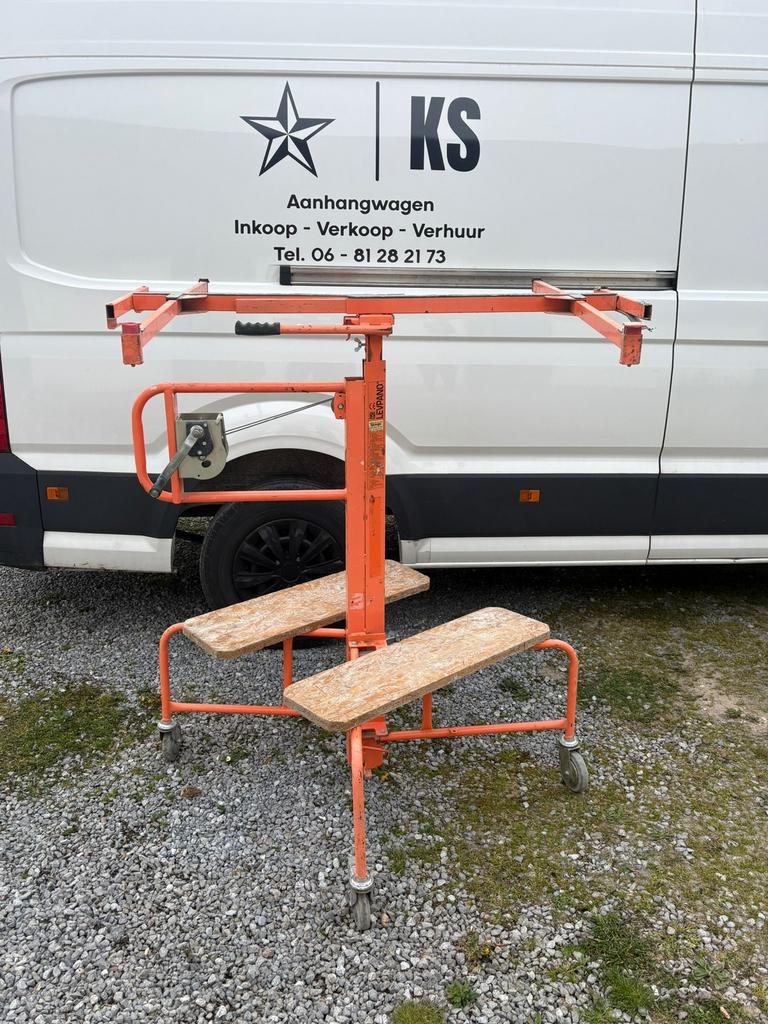 Gipsplatenlift 4 meter te huur!, Doe-het-zelf en Verbouw, Lieren en Takels, Zo goed als nieuw, Ophalen of Verzenden