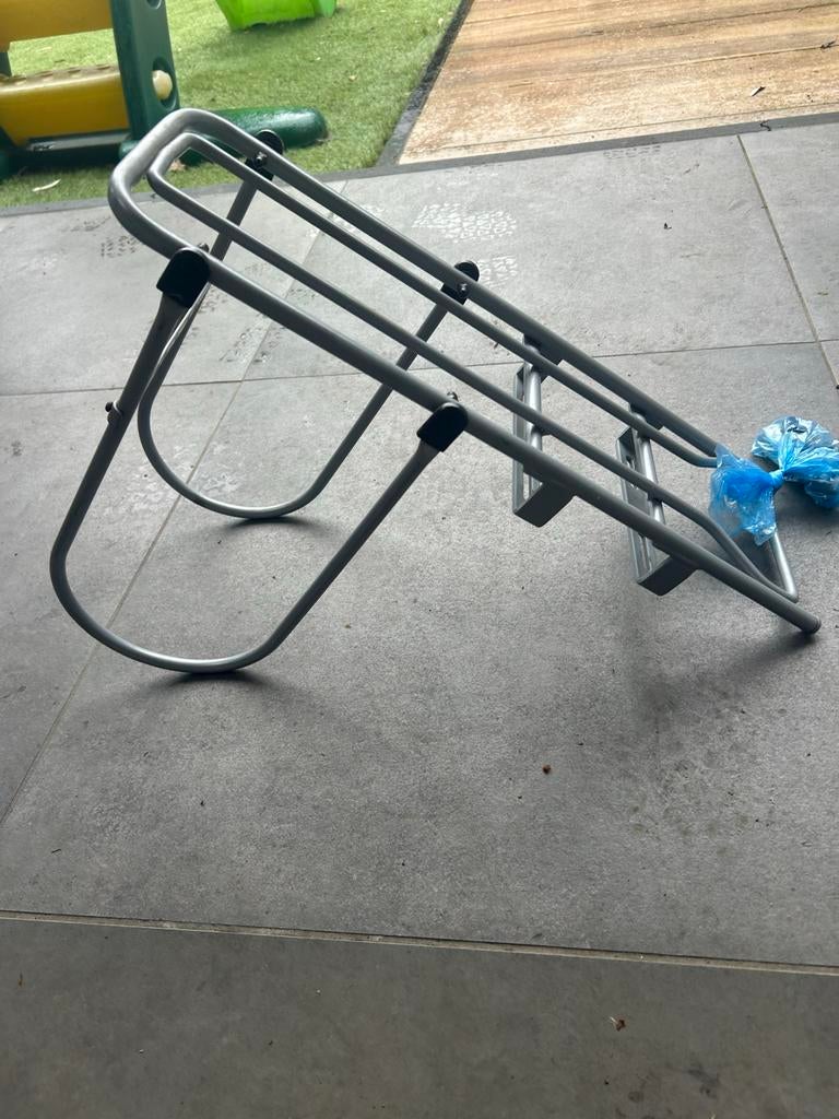 Verlengstuk fiets pakkendrager kinderzitje, Fietsen en Brommers, Ophalen, Gebruikt