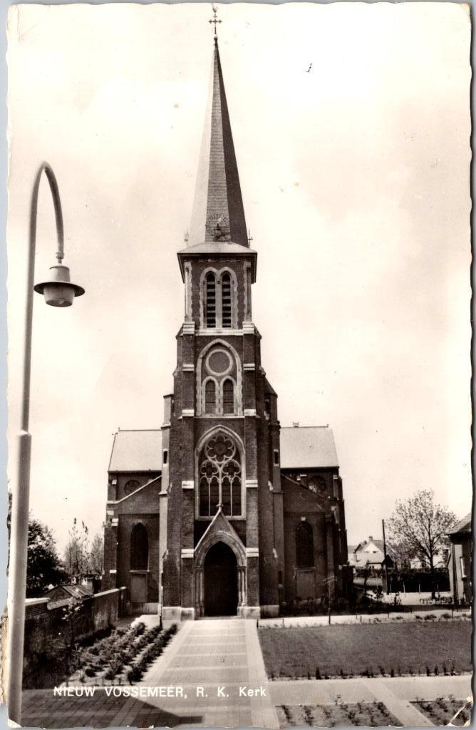 Nieuw Vossemeer - R.K. Kerk, Verzenden, 1960 tot 1980, Gelopen, Noord-Brabant