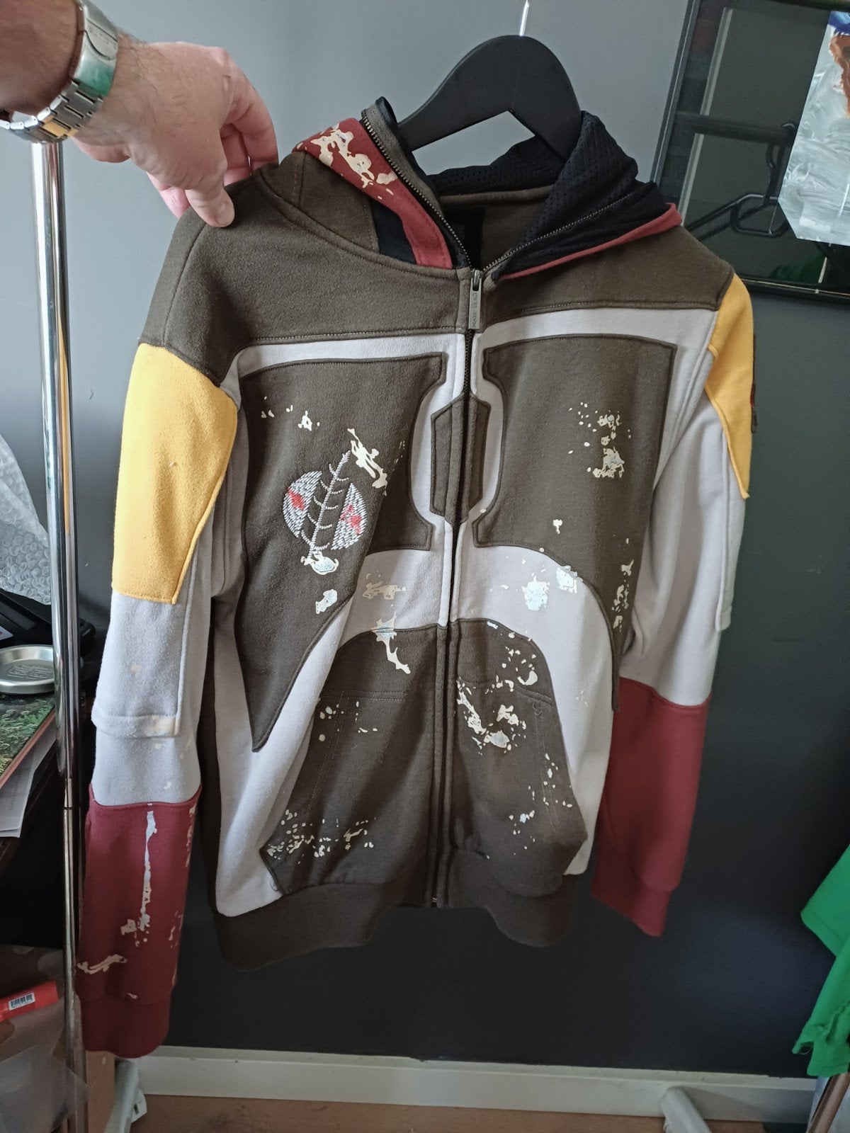 Star Wars Boba Fett hoodie, Verzamelen, Star Wars, Ophalen of Verzenden, Actiefiguurtje