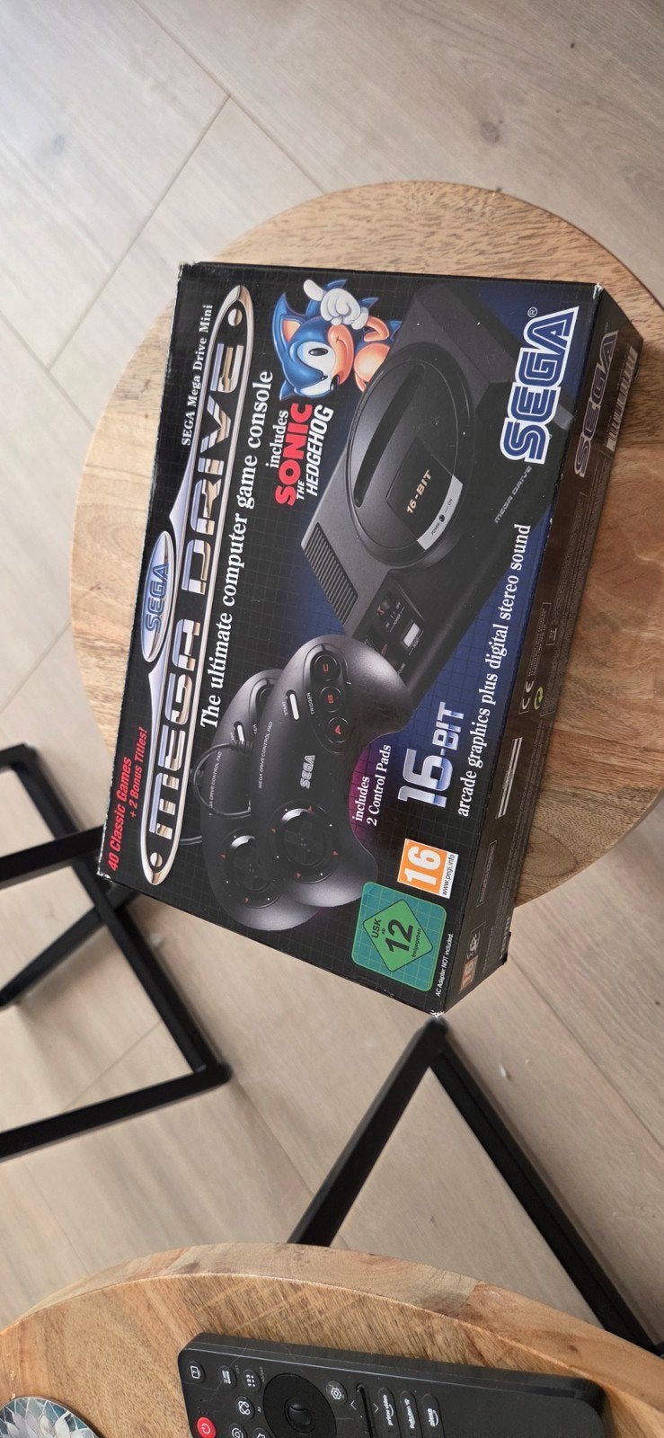 Sega Mega Drive Mini - Zo goed als nieuw, Met games, Mega Drive, Met 2 controllers, Ophalen of Verzenden