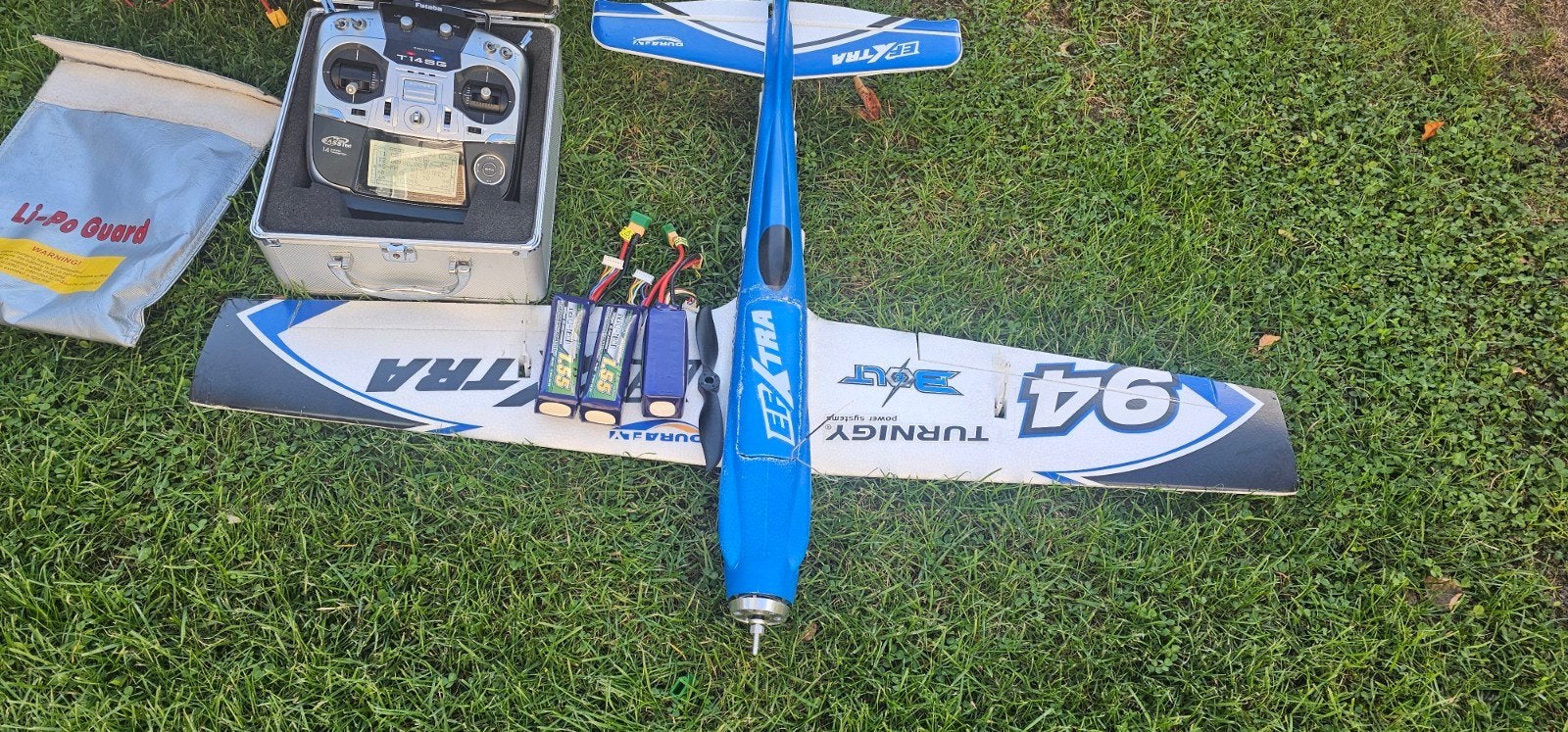Efx Racer Vliegtuig met Zender, Ophalen of Verzenden