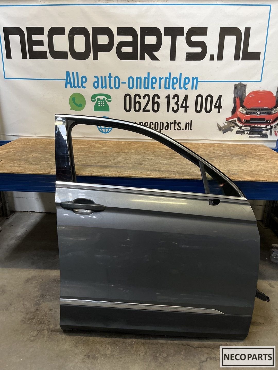VOLKSWAGEN TIGUAN PORTIER DEUR COMPLEET IN KLEUR LR7H, Gebruikt, -, Volkswagen, -