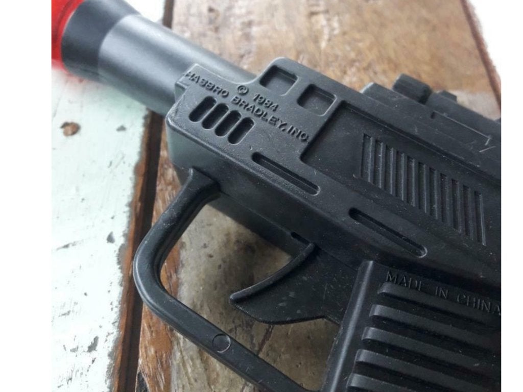 Transformers Hasbro Bradley 1984 blaster pistool gun vintage, Verzamelen, Overige generaties, Ophalen