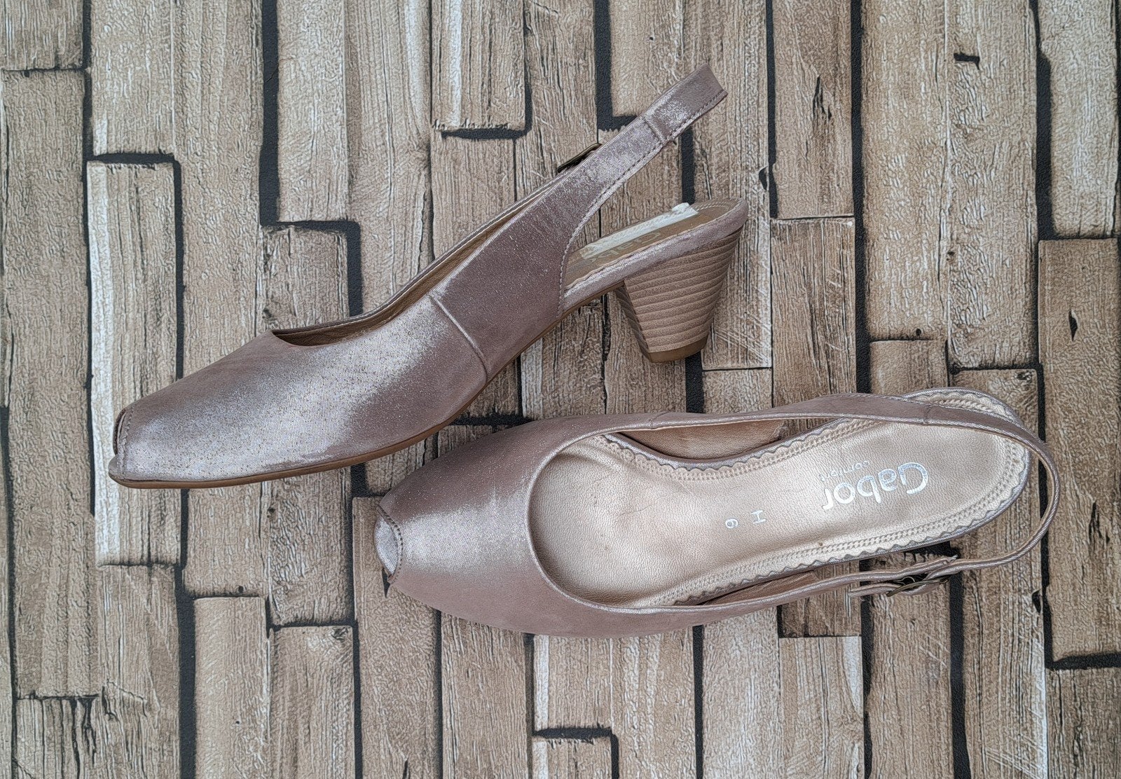 Gabor Comfort Slingback Pumps - Maat 39, Pumps, Bruin, Verzenden, Gabor