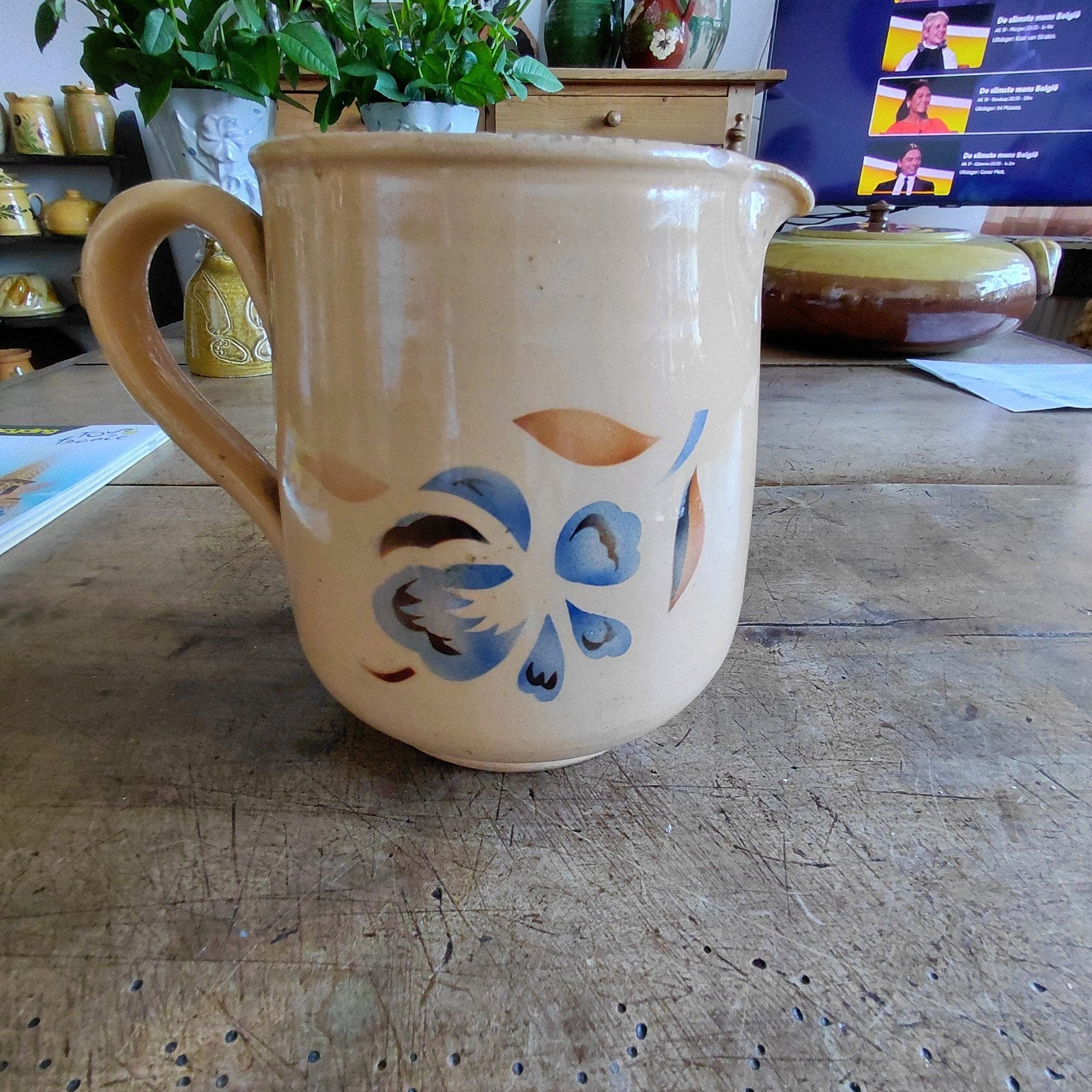 Kleine frans aardewerk kan., Ophalen of Verzenden