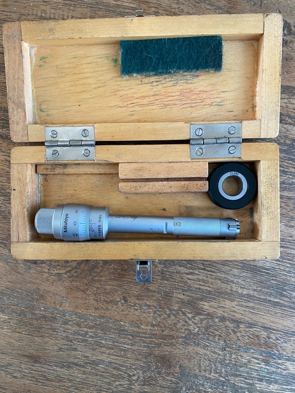 Binnen micrometer Mitutoyo 12 tot 16mm, Doe-het-zelf en Verbouw, Ophalen of Verzenden, Zo goed als nieuw