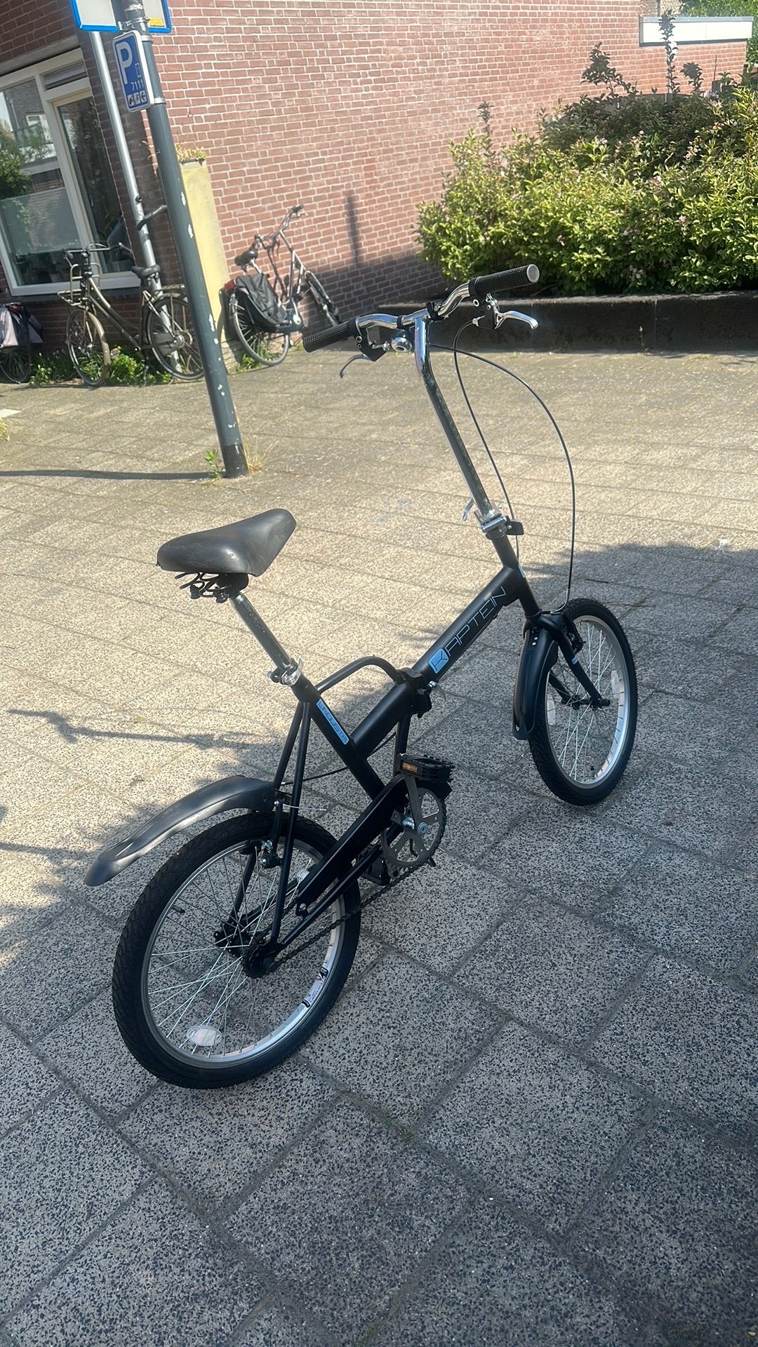 Kaptein Linquista vouwfiets, Fietsen en Brommers, Fietsen | Vouwfietsen, Ophalen, Zo goed als nieuw
