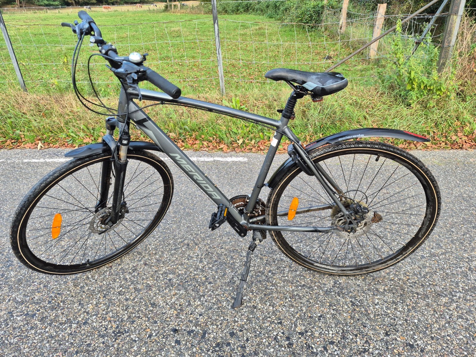 Merida Crossway 40 Herenfiets met schijfremmen, 28 inch, Gebruikt, Vering, 49 tot 53 cm